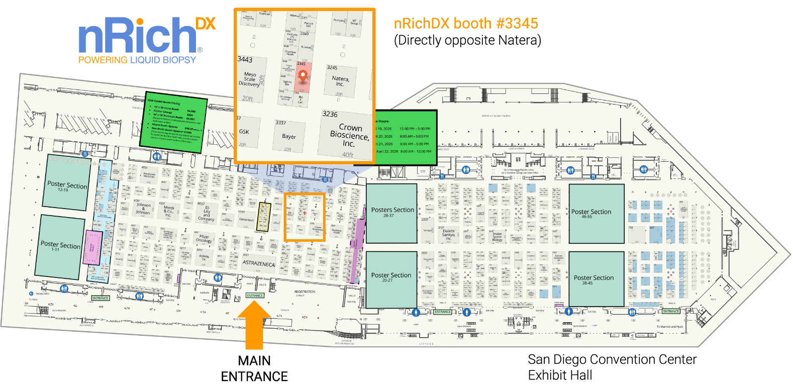 AACR 2026 Exhibit Hall Floor