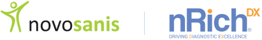 Novosanis & nRichDX logos Novosanis & nRichDX logos