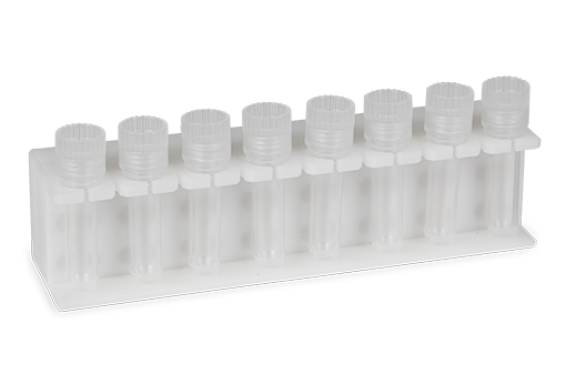 Revolution Magrack and capped microvial tubes@0.1x