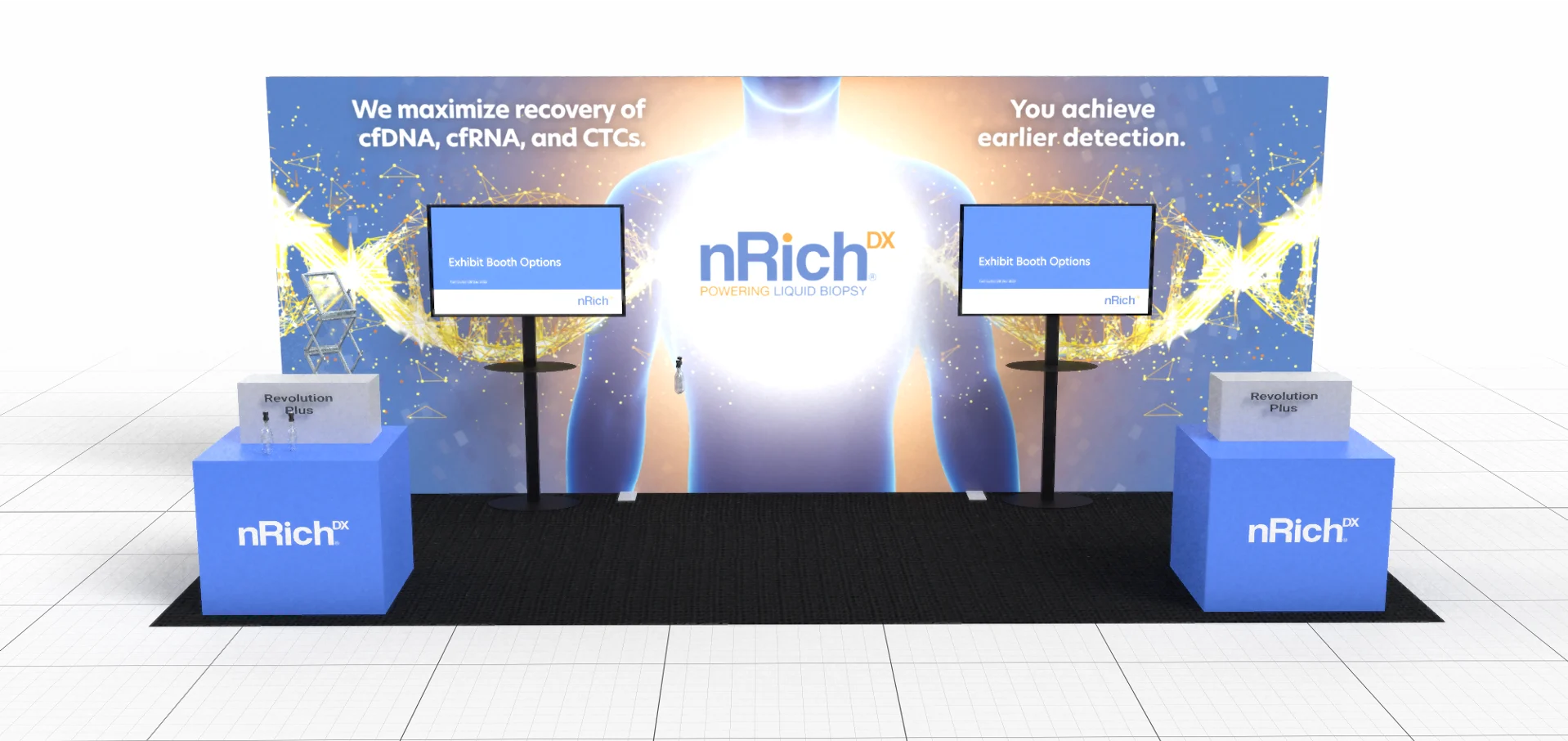 nRichDX exhibit booth used for AMP 2025